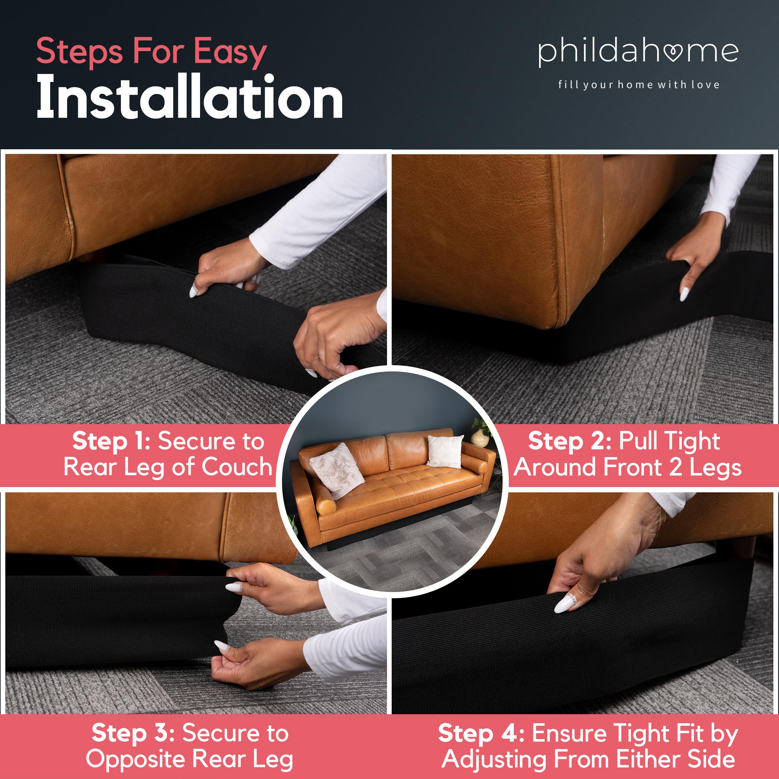 Under Couch Blocker for Kids and Pets - 132