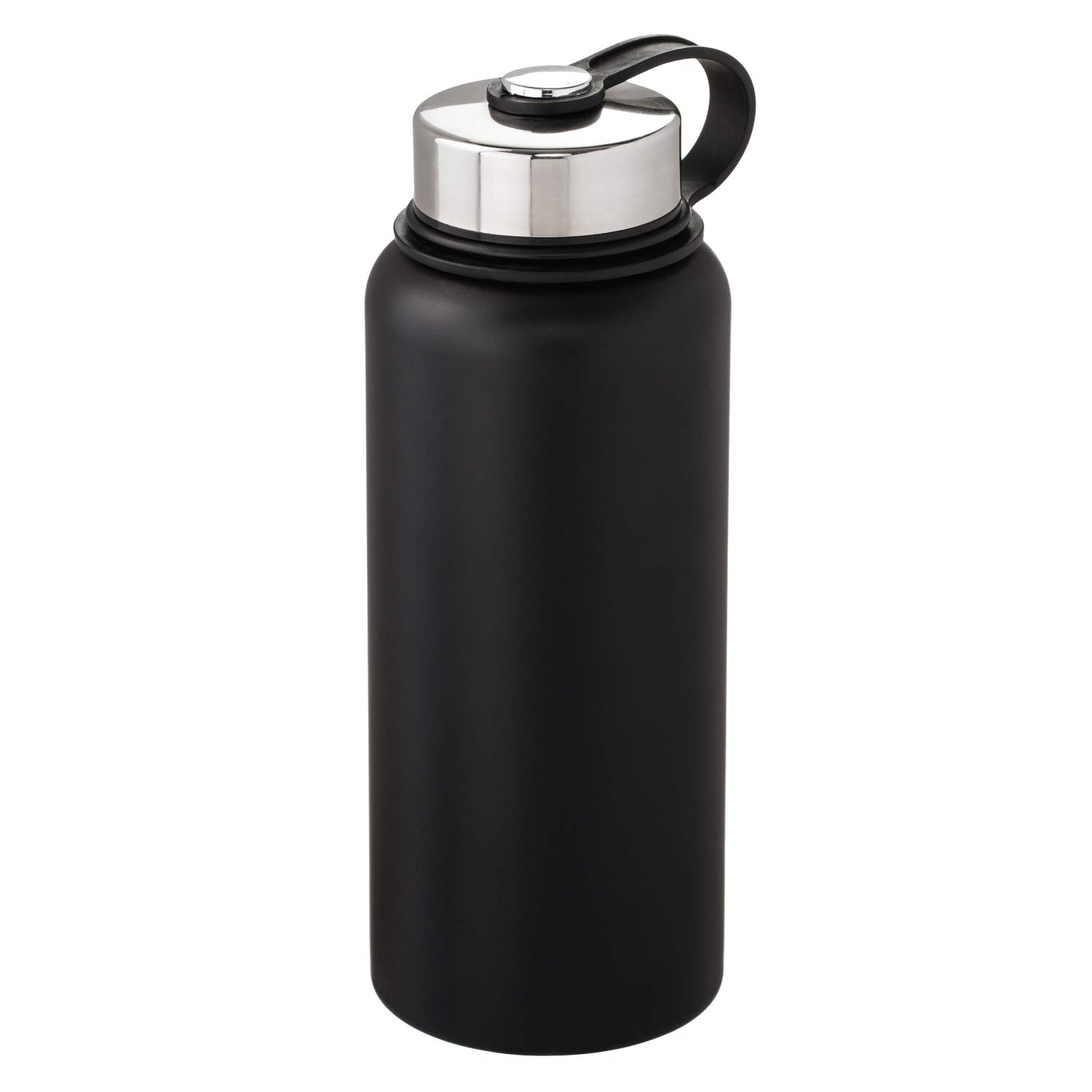 Thirsty Rhino Spectra 32 oz Double Walled Vacuum Insulated Stainless Steel Water Bottle with Wide Mouth - Black (12 Pack) - Perfect for Gym, Hiking, Camping & Office Hydration