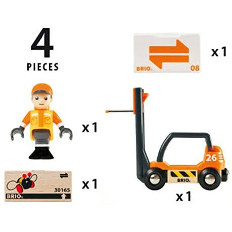 Brio Forklift Truck - Heavy Duty Electric Pallet Jack for Warehouse & Industrial Use - Perfect for Loading, Unloading & Material Handling