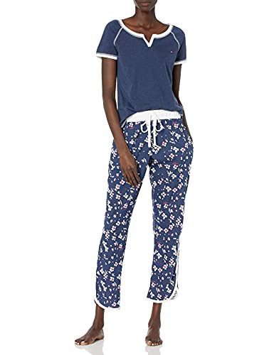 Navy Blazer Heather Wild May Flower