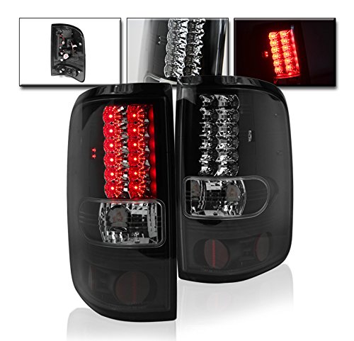 Ford F150 Styleside 04-08 Euro LED Tail Lights - Black Clear Style for Enhanced Visibility & Safety | Perfect for Night Driving & Custom Truck Upgrades