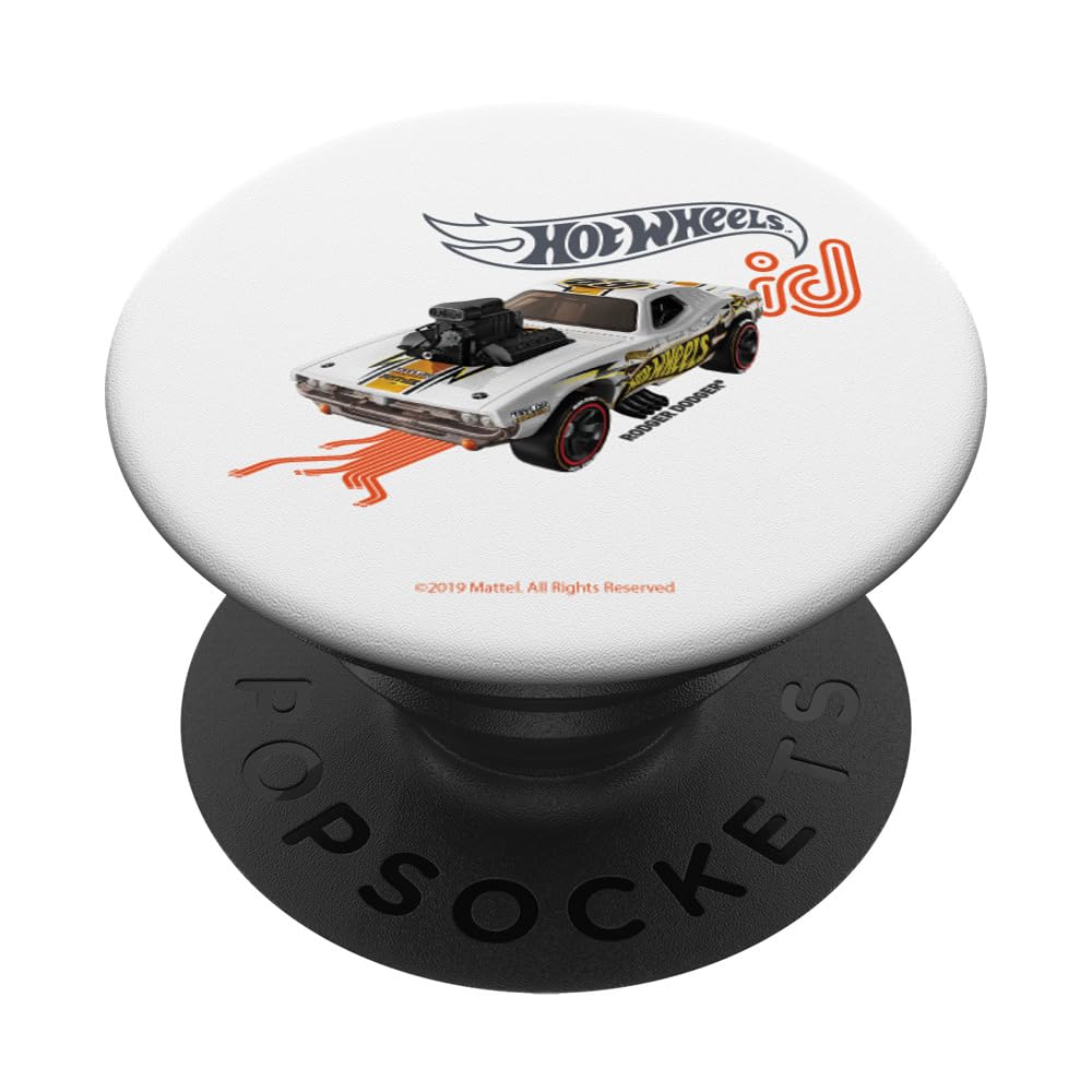 Hot Wheels ID Rodger Dodger PopSockets Standard PopGrip - Swappable Phone Grip & Stand for Smartphones - Perfect for Gaming, Driving, and Everyday Use