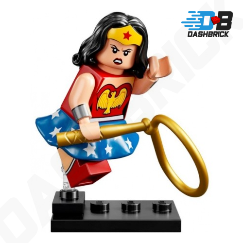 LEGO DC Comics Wonder Woman Collectible Minifigure (Series 2 of 16) - Perfect for Superhero Fans, Display & Action Play