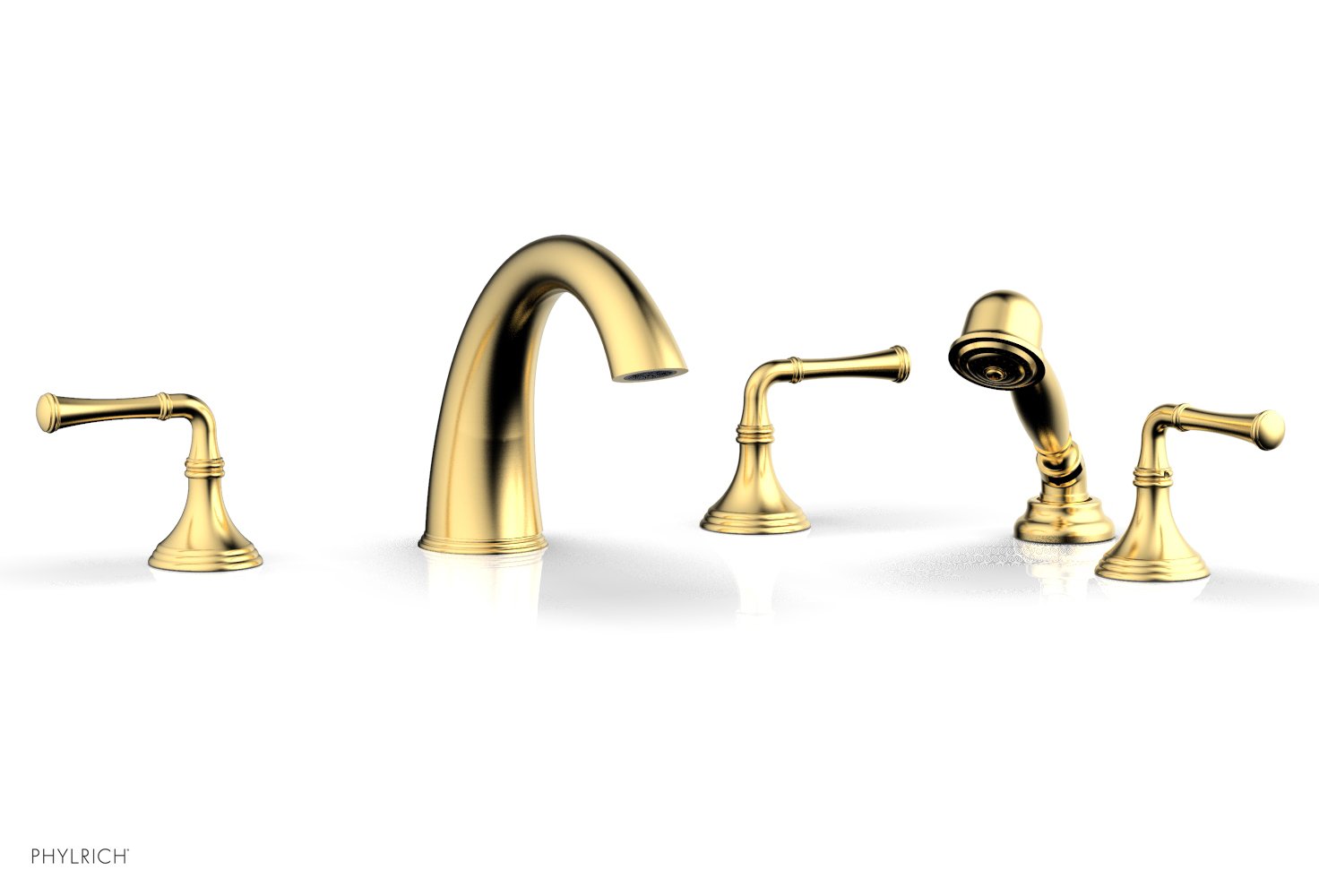 3-Ring Deck Tub Set with Hand Shower D2205E1 - Premium Bathroom Faucet for Modern Homes, Perfect for Bathroom Renovation & Spa Relaxation