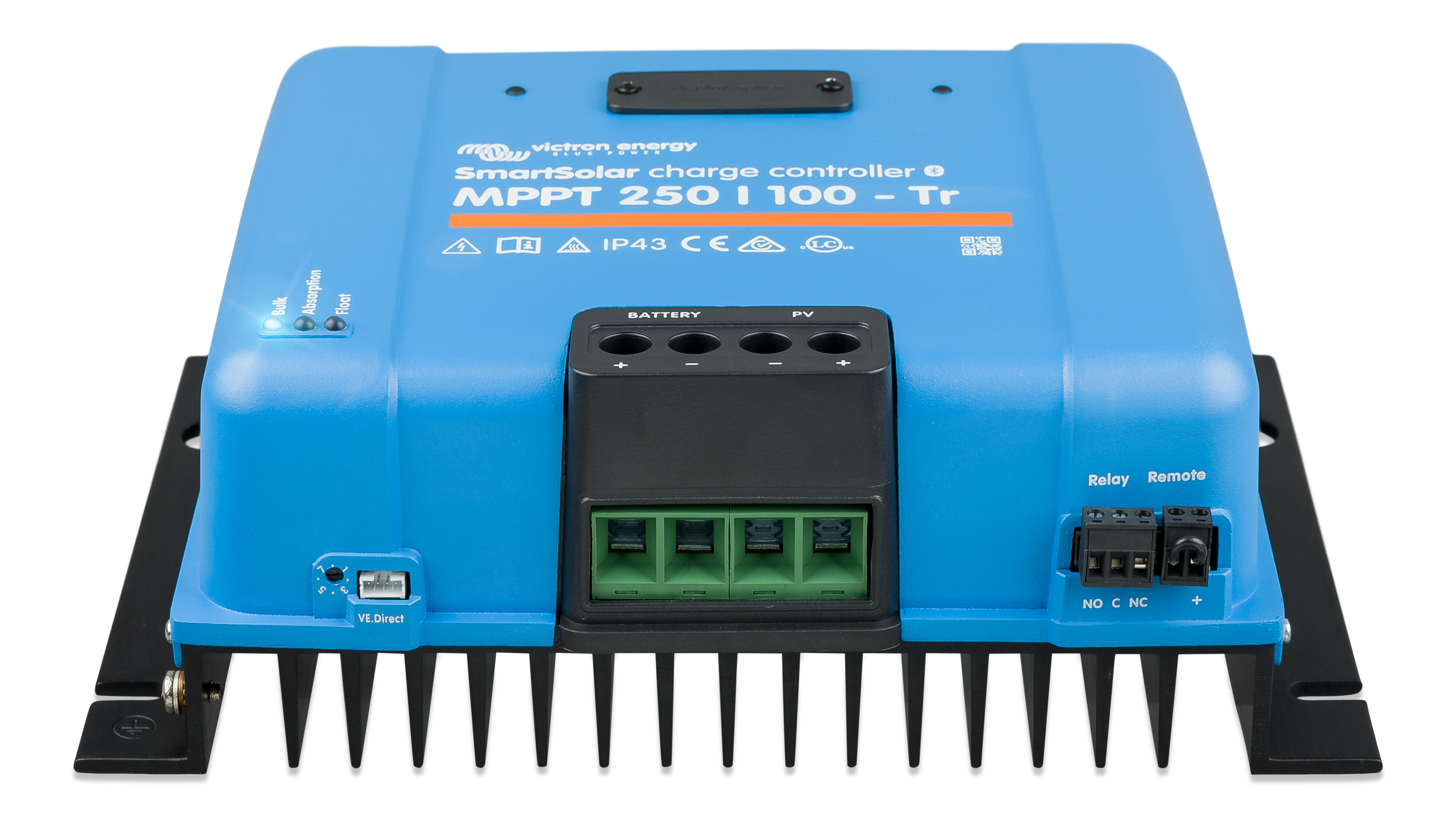Victron Energy SmartSolar MPPT 250/100 Tr VE.Can Solar Charge Controller - 100A 250V Max Input - SCC125110412 - Perfect for Off-Grid Solar Systems, RVs, Boats & Remote Power Applications