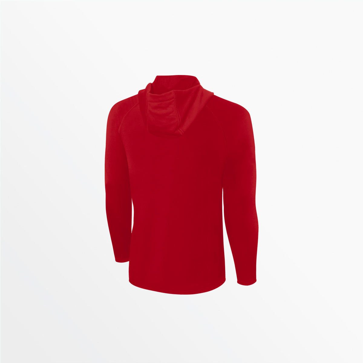 Youth Club Long Sleeve Poly Hooded Tee - Comfortable Pullover Hoodie for Men & Women - Perfect for Casual Wear, Gym, and Outdoor Activities