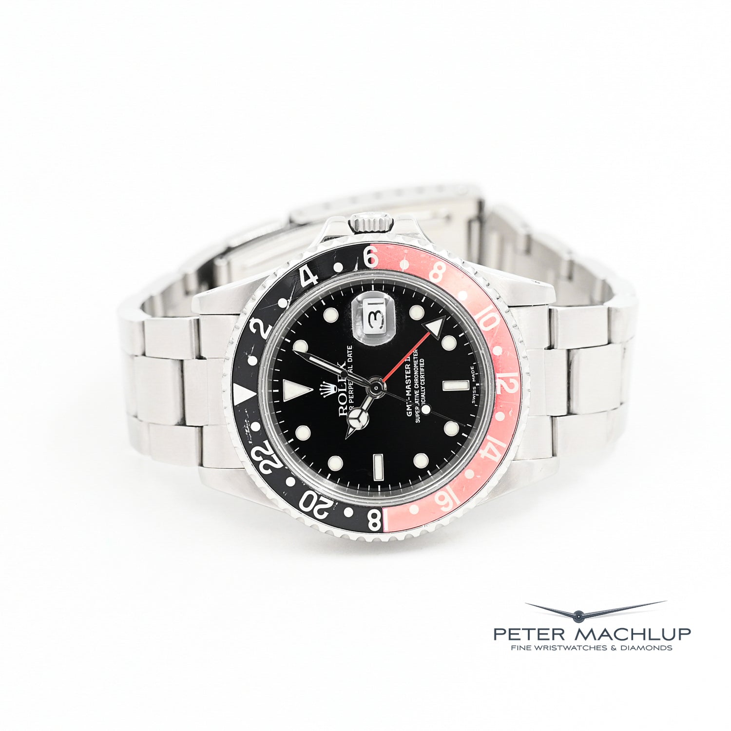 Vintage Rolex GMT-Master II 16710 Pepsi Bezel Stainless Steel Watch 1988 - Perfect for Travel, Business & Luxury Collectors