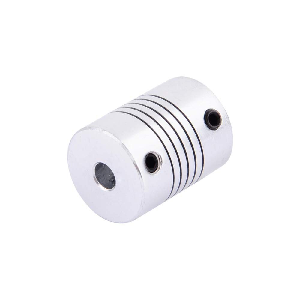 1 PCS 5825mm Flexible Motor Coupling for Printer Stepper Motor - High Precision Shaft Coupler for 3D Printers, CNC Machines, and Robotics (Rigid & Flexible Coupling Options)