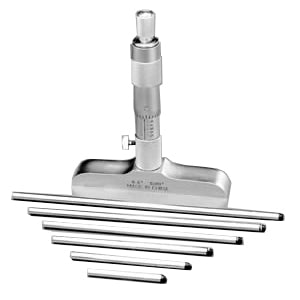 Precision Depth Micrometer Set 0-6