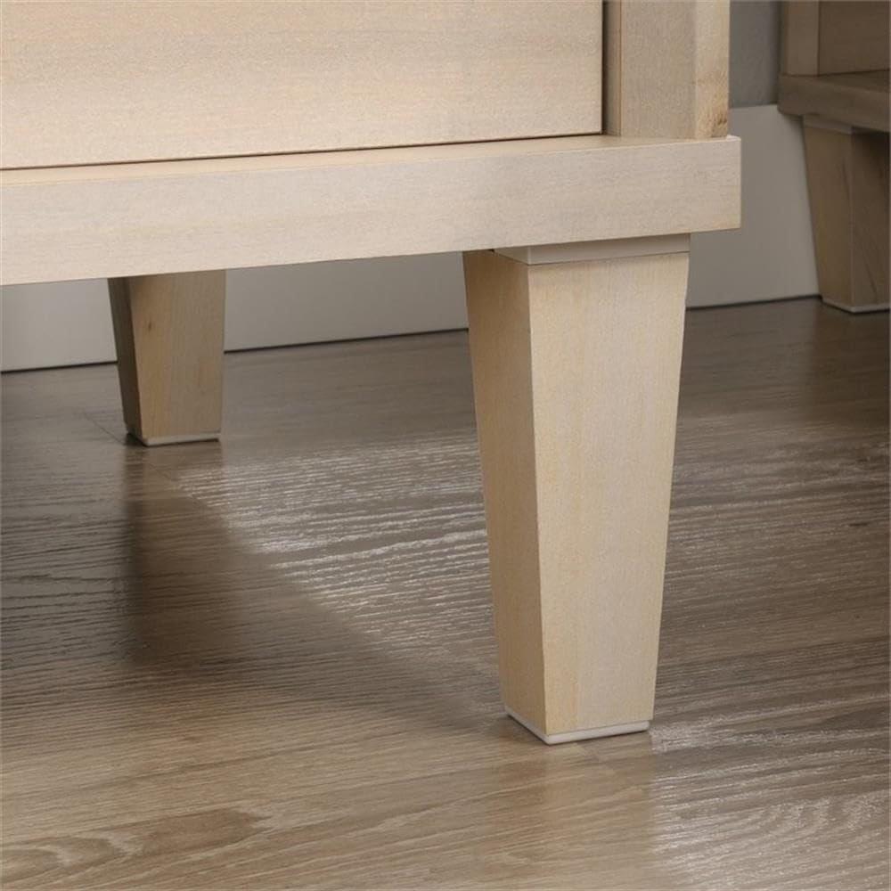 Pacific Maple Nightstand Set of 2 - Modern Bedside Table with Storage Drawer for Bedroom, Living Room & Guest Room - Solid Wood Night Stand with Easy Assembly