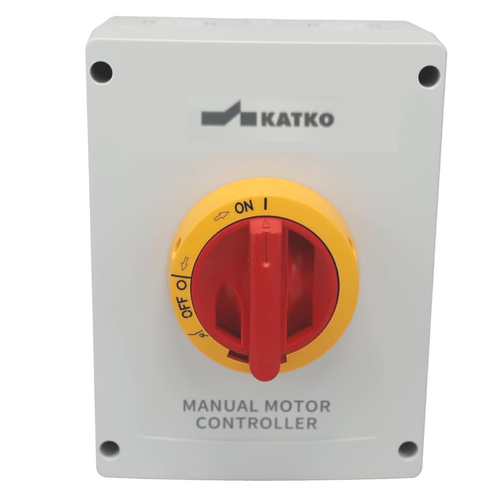 KEM Series 40 AMP 600 VAC Enclosed Disconnect Switch CORP KEM340UL Y/R - Ideal for Industrial Electrical Panels and HVAC Systems