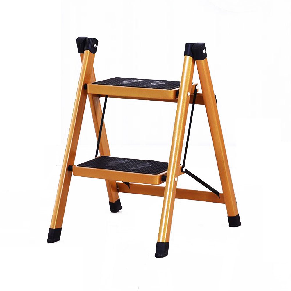 **Pengfei 2/3 Step Folding Ladder Stool - 60/80CM Height, Anti-Slip Metal Step Stool for Kitchen, Bathroom, Garage & Home - Multifunctional as Herringbone Ladder, Flower Stand, Shoe Rack & Stair Assist**    *(Perfect for reaching high shelves, organizing shoes, displaying plants, and safe climbing in kitchens, bathrooms, garages, and homes.)*