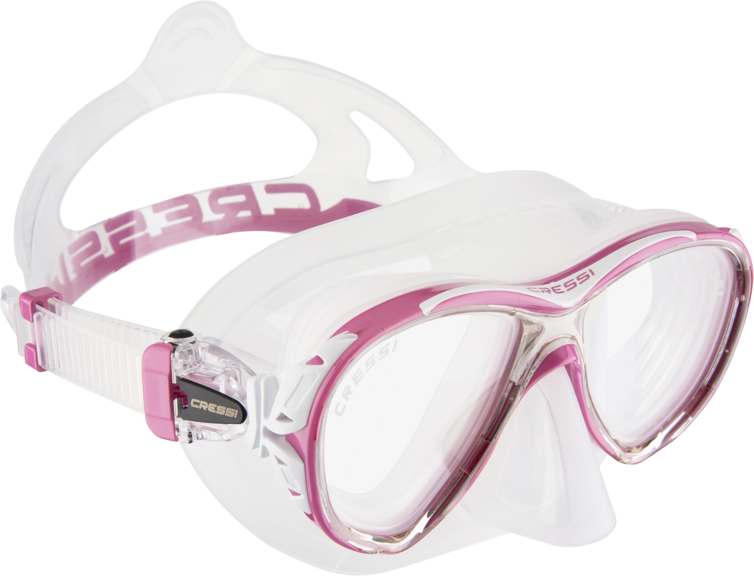 Cressi Compact Adult Scuba Diving Mask with Anti-Fog System - Cressi Naxos Mask - Made in Italy - Perfect for Snorkeling, Freediving & Underwater Photography