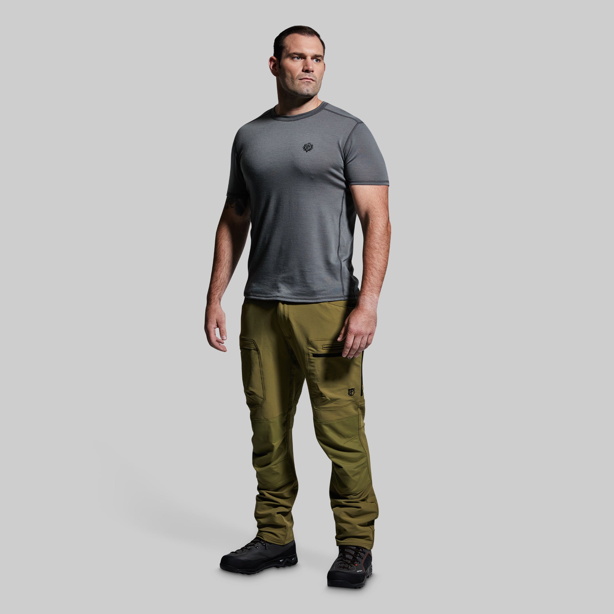 Men's Frontier Pant - Deep Moss Green Outdoor Hiking & Camping Trousers for Adventure & Travel