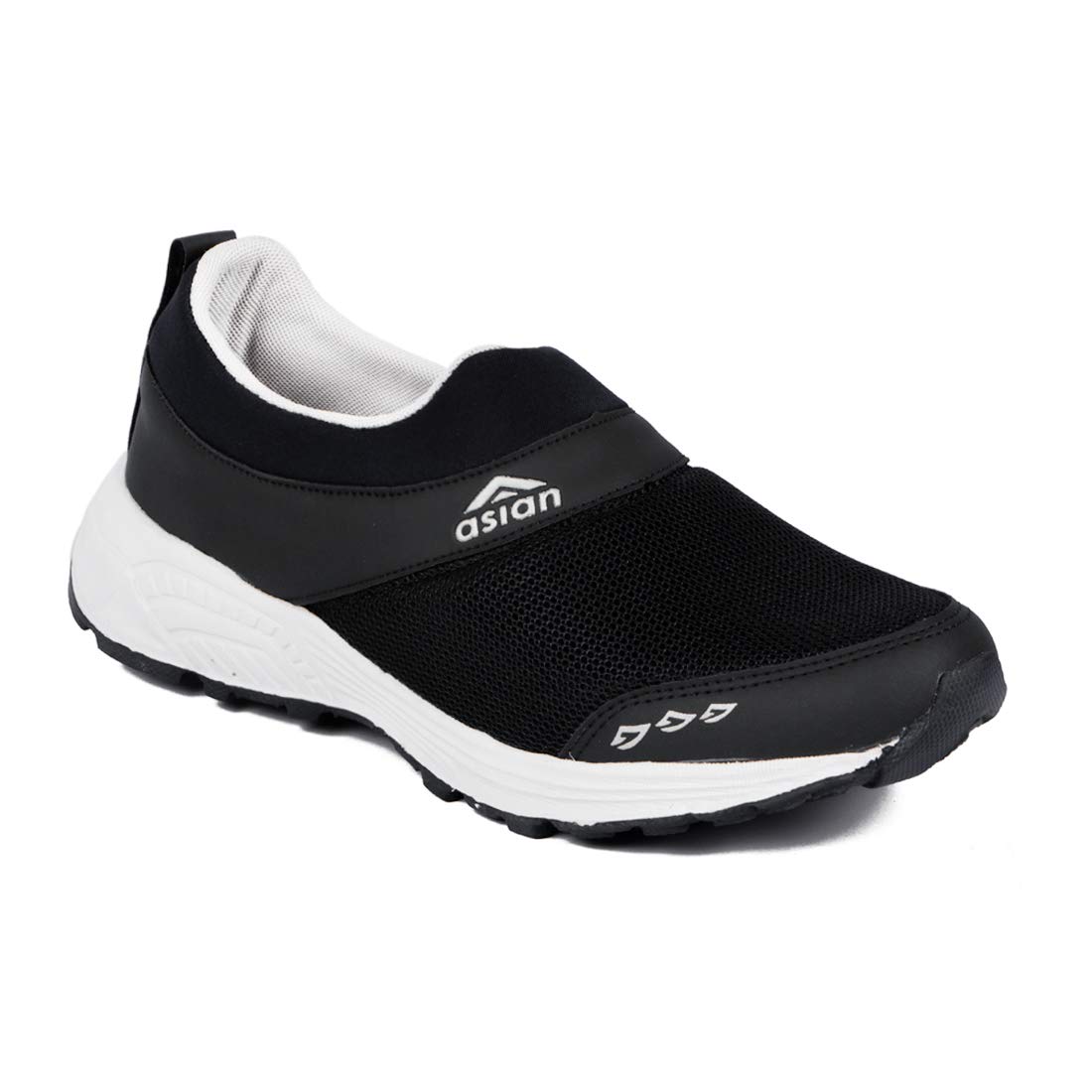 ASIAN F-04 Men's Running Shoes - Lightweight Gym Training & Walking Sneakers for Sports - Comfortable Athletic Footwear (Black, Size 6) | Perfect for Jogging, Workouts & Daily Wear