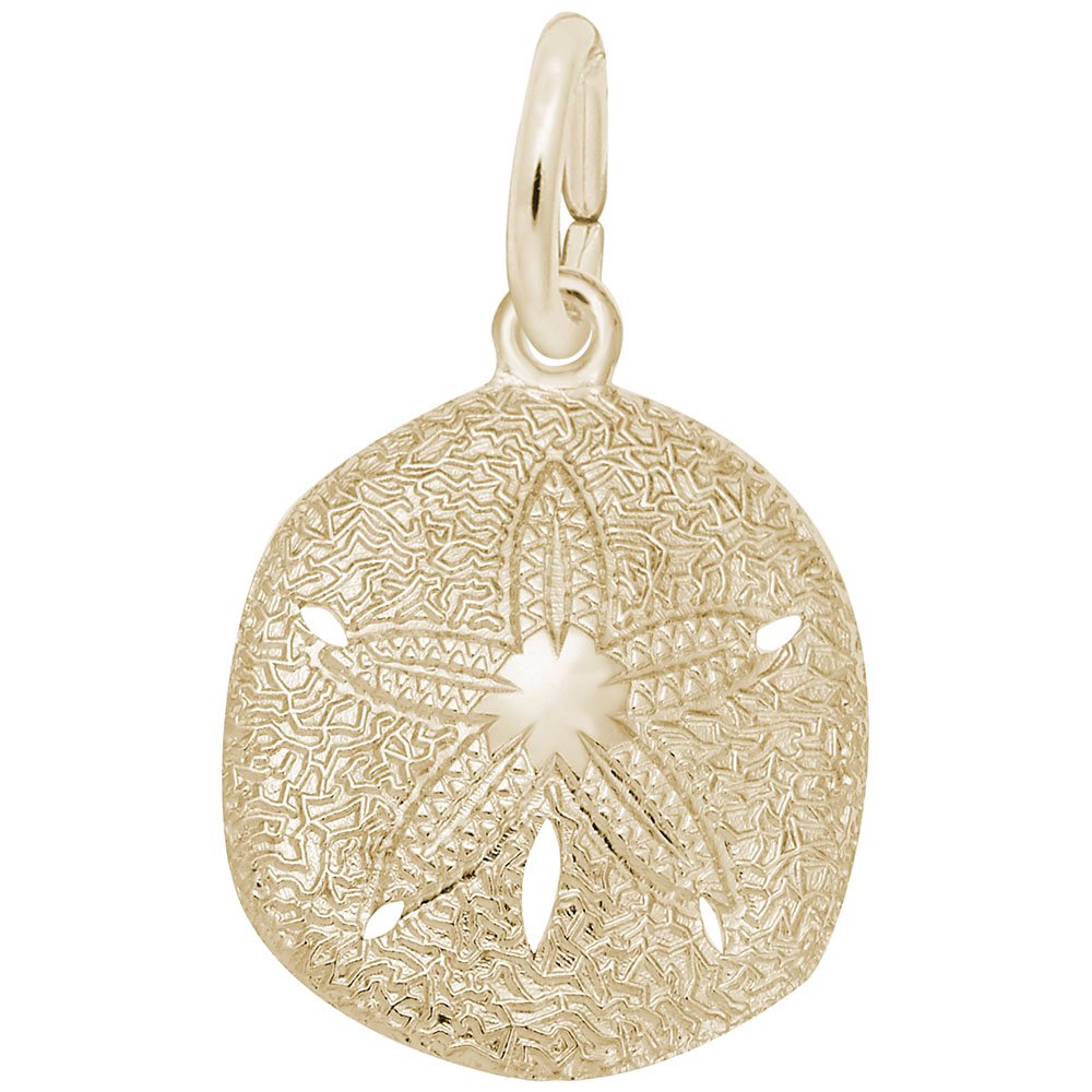 Sand Dollar Charm - Sterling Silver Beach Jewelry for Bracelets & Necklaces - Perfect for Summer Vacations, Beach Weddings & Boho Style Accessories