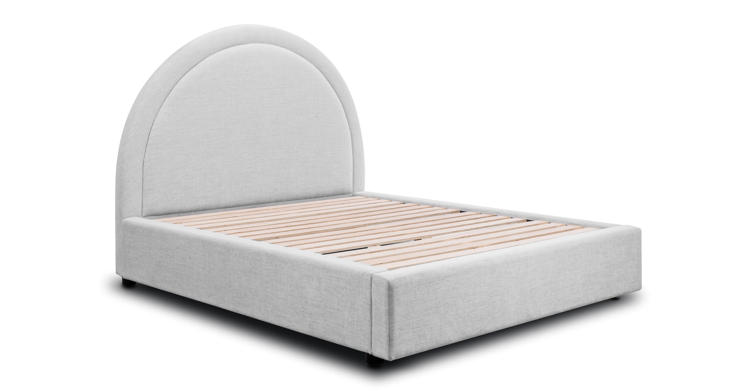 Luna Storage Bed with Underbed Drawers - Queen Size Platform Bed Frame with Hidden Storage for Small Spaces - Perfect for Bedroom, Guest Room, and Apartment Organization