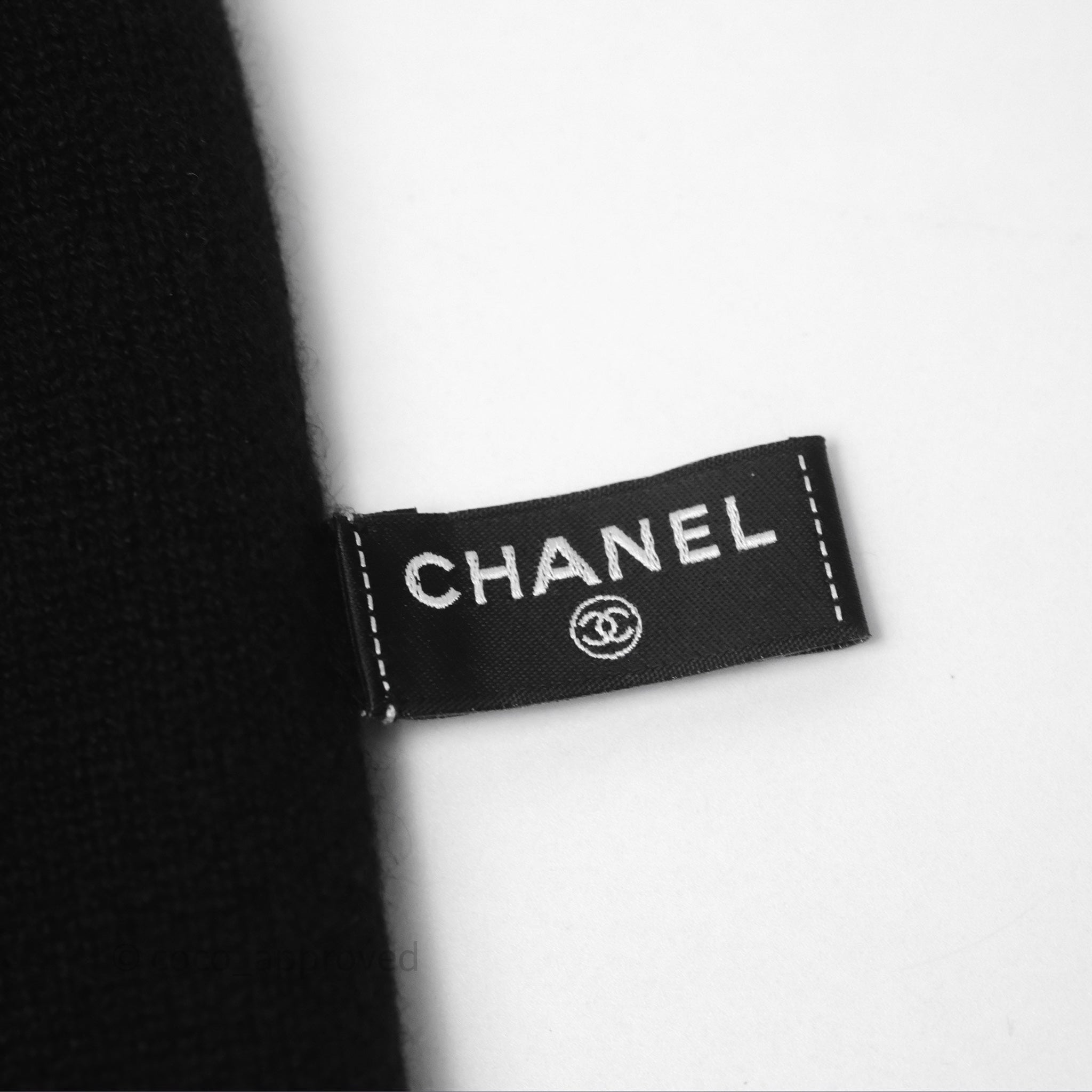 Chanel Cashmere Printed Knit Beanie Hat - Luxury Winter Warm Soft Unisex Fashion Accessory for Women & Men - Perfect for Skiing, Snowboarding & Cold Weather Outfits