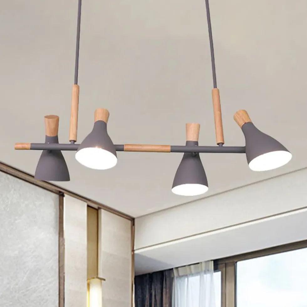 Modern White Speaker Pendant Light - Stylish Wireless Bluetooth Ceiling Fixture for Kitchen, Dining Room & Bedroom