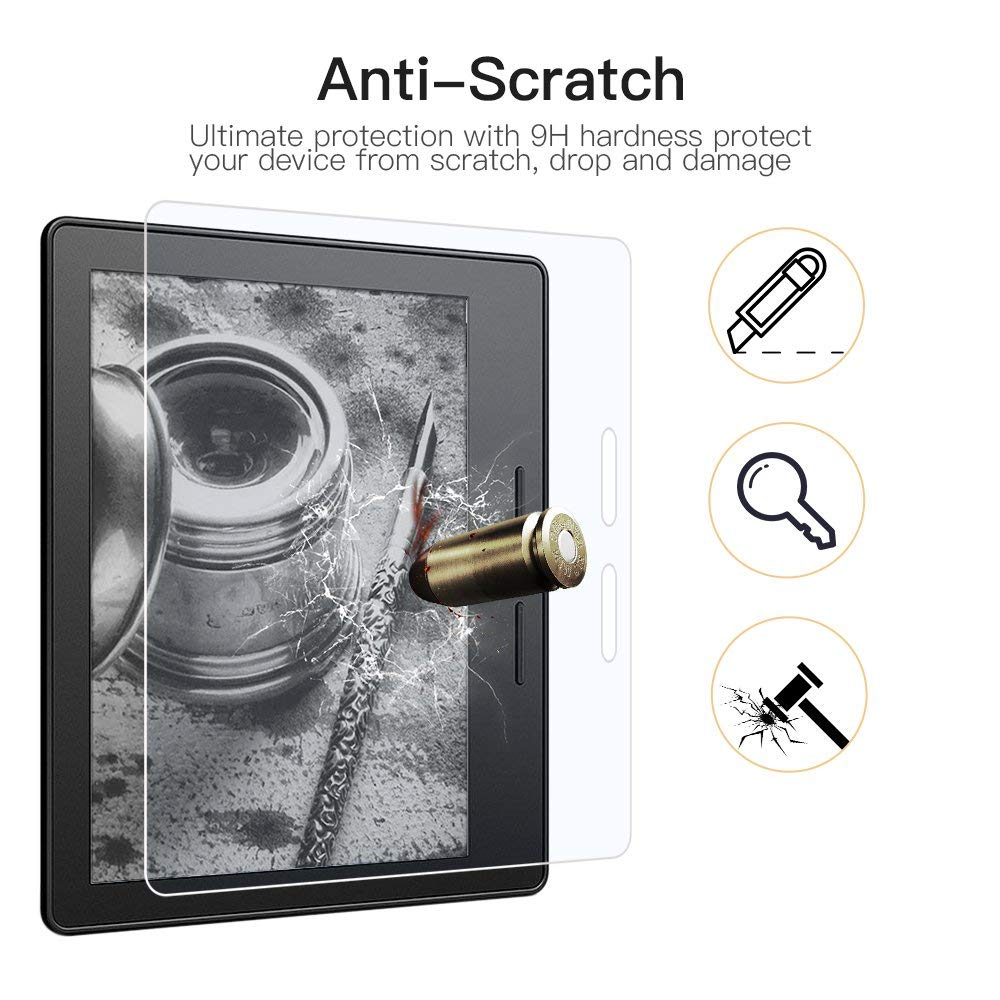 ZeroDamage Tempered Glass Screen Protector for Amazon Kindle Oasis 7