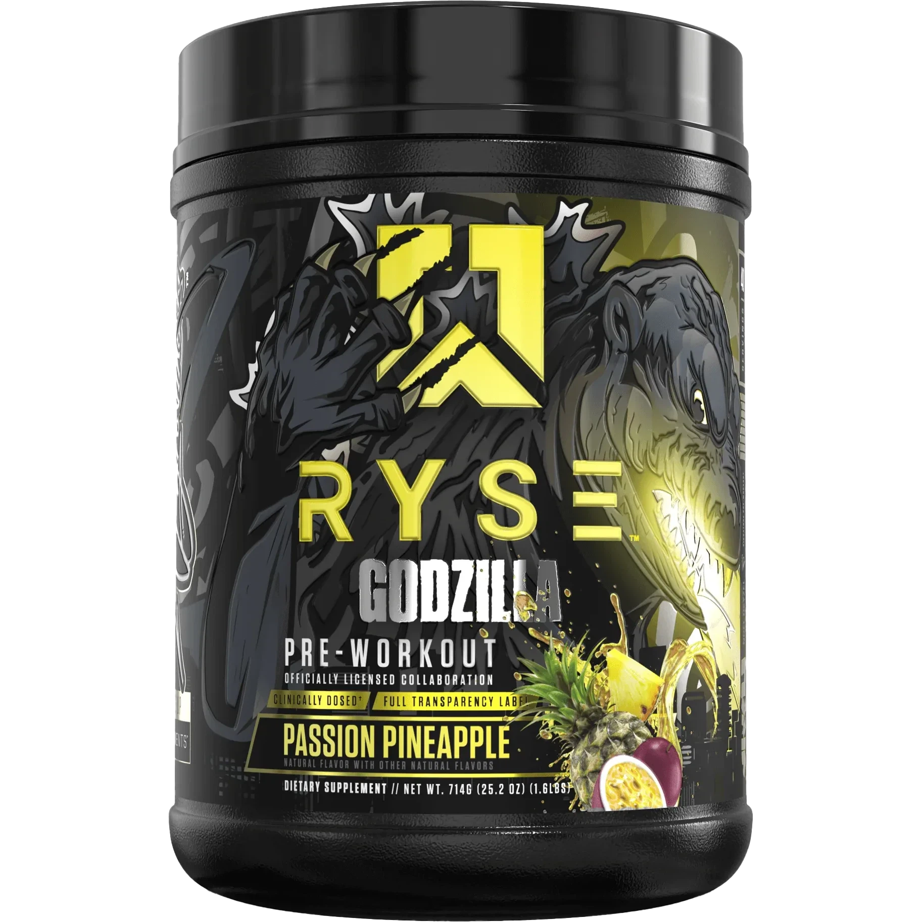 RYSE Godzilla Pre Workout Powder - Intense Energy & Focus Supplement for Gym, Bodybuilding & Fitness | Pre-Workout for Men & Women | Boost Performance & Endurance