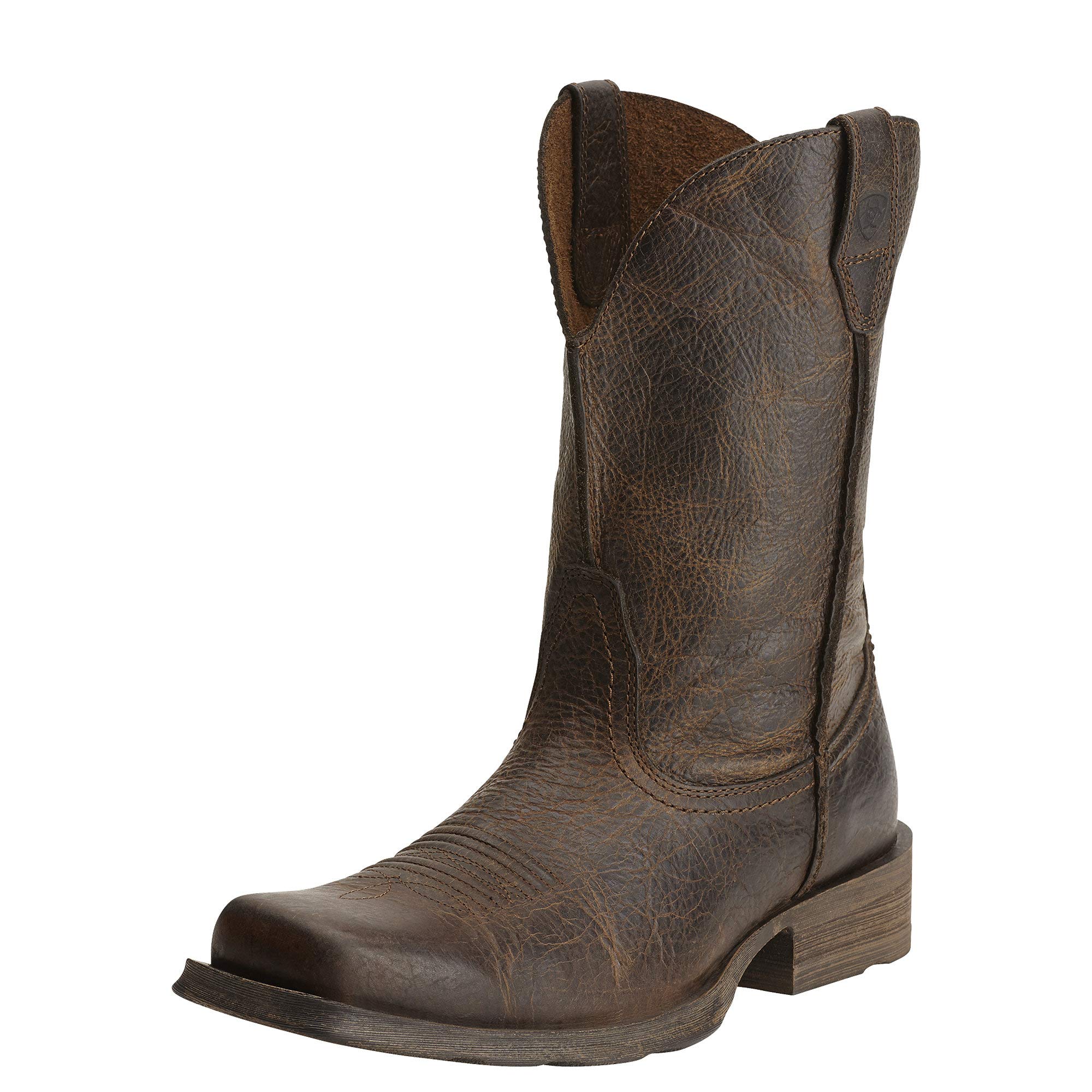 Ariat Men's Rambler Western Boot - Durable Leather Cowboy Boots for Riding & Work | Comfortable & Stylish for Ranch, Rodeo & Outdoor Activities