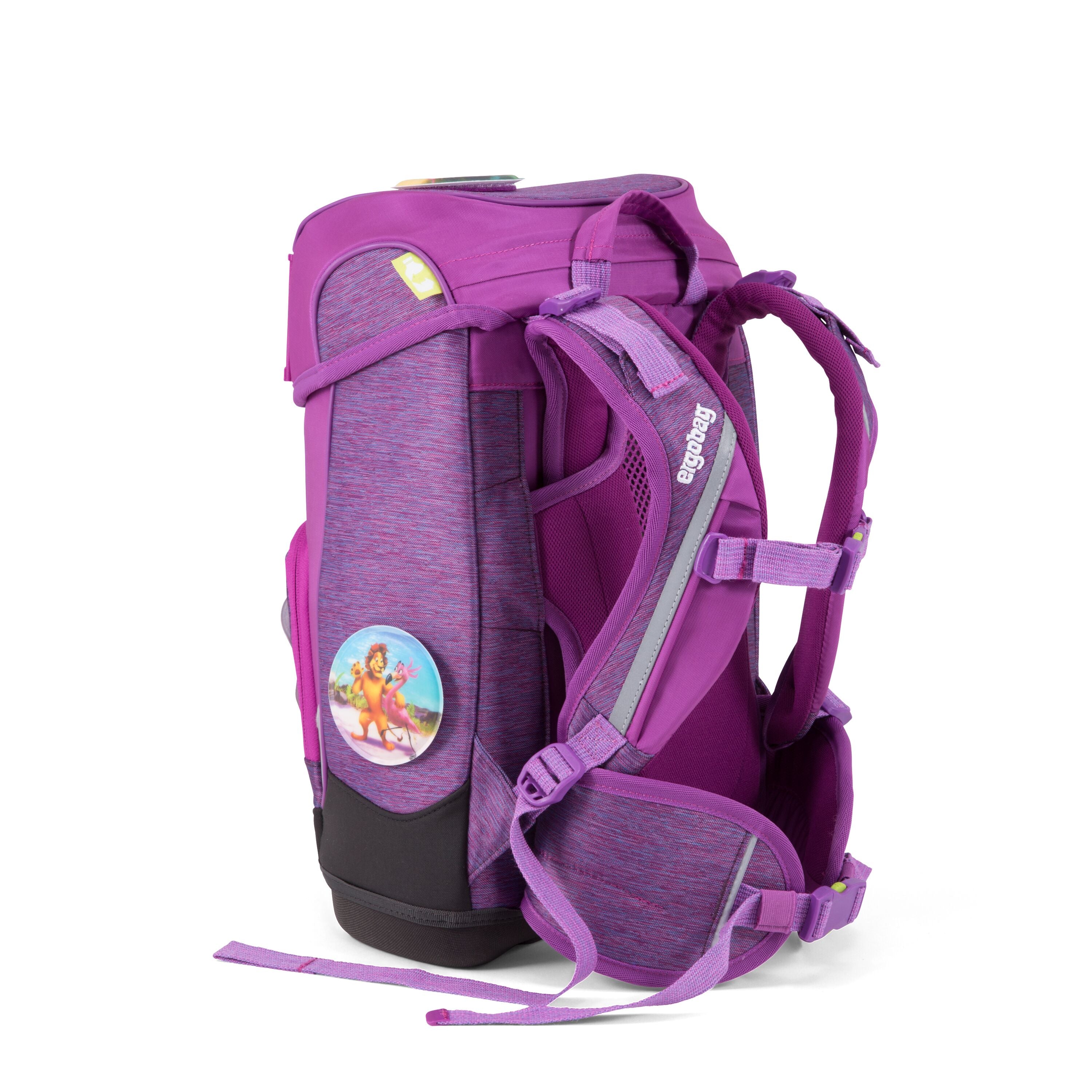 Ergobag Cubo Slim Island HoppBear - Lightweight Baby Carrier for Hands-Free Parenting, Perfect for Hiking, Travel & Daily Use with Newborns to Toddlers