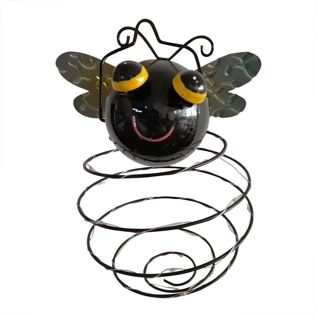 Solar-Powered LED Bee Garden Lights - Multicolor Outdoor Solar Lights for Lawn, Pathway & Yard Decoration - Waterproof Solar Garden Lamp for Night Illumination & Landscape Lighting - Perfect for Patio, Backyard & Garden Decor