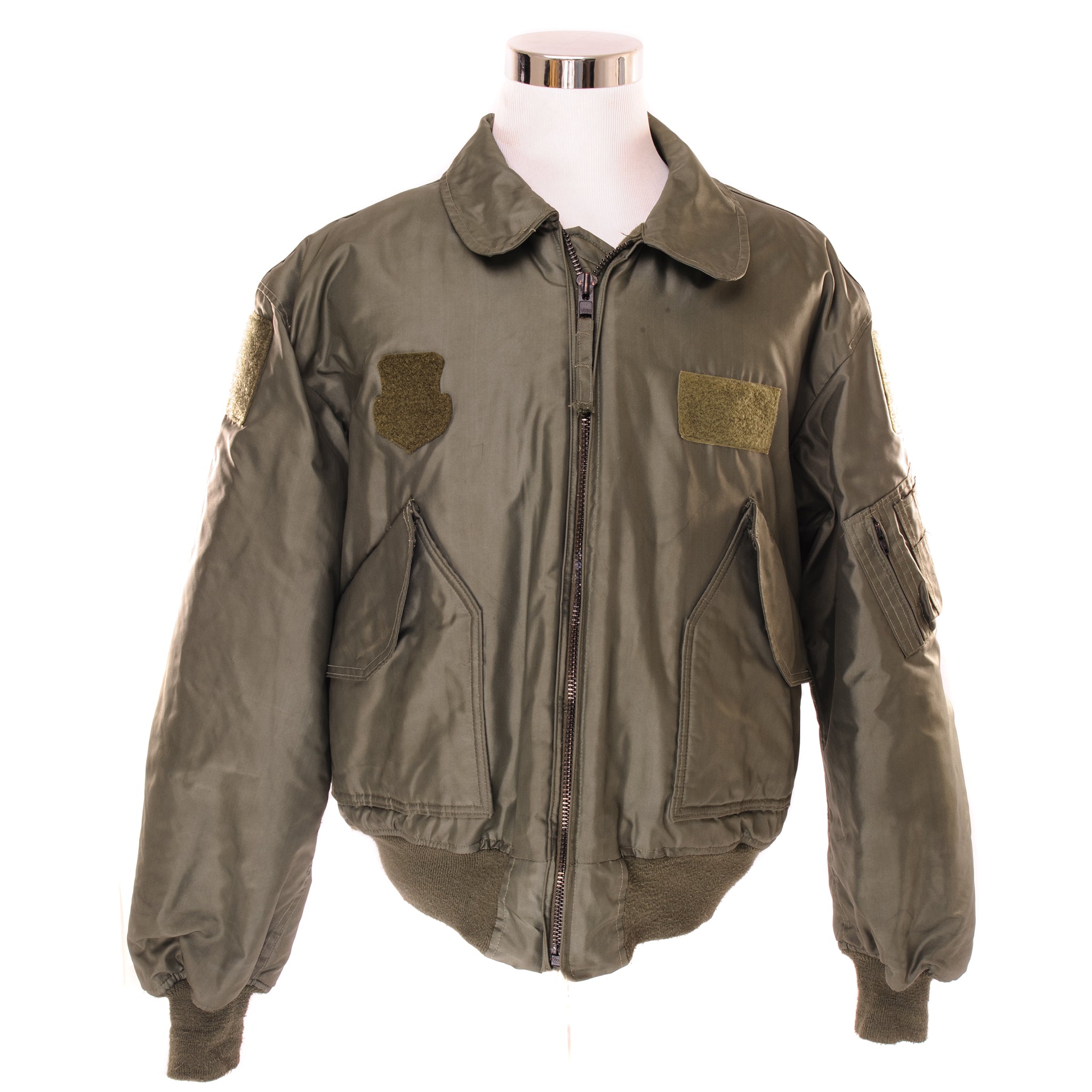 Vintage US Air Force CWU 45/P Winter Flight Jacket - Genuine 2003 Issue, Size 2XL - Warm Military Aviator Coat for Cold Weather & Outdoor Adventures