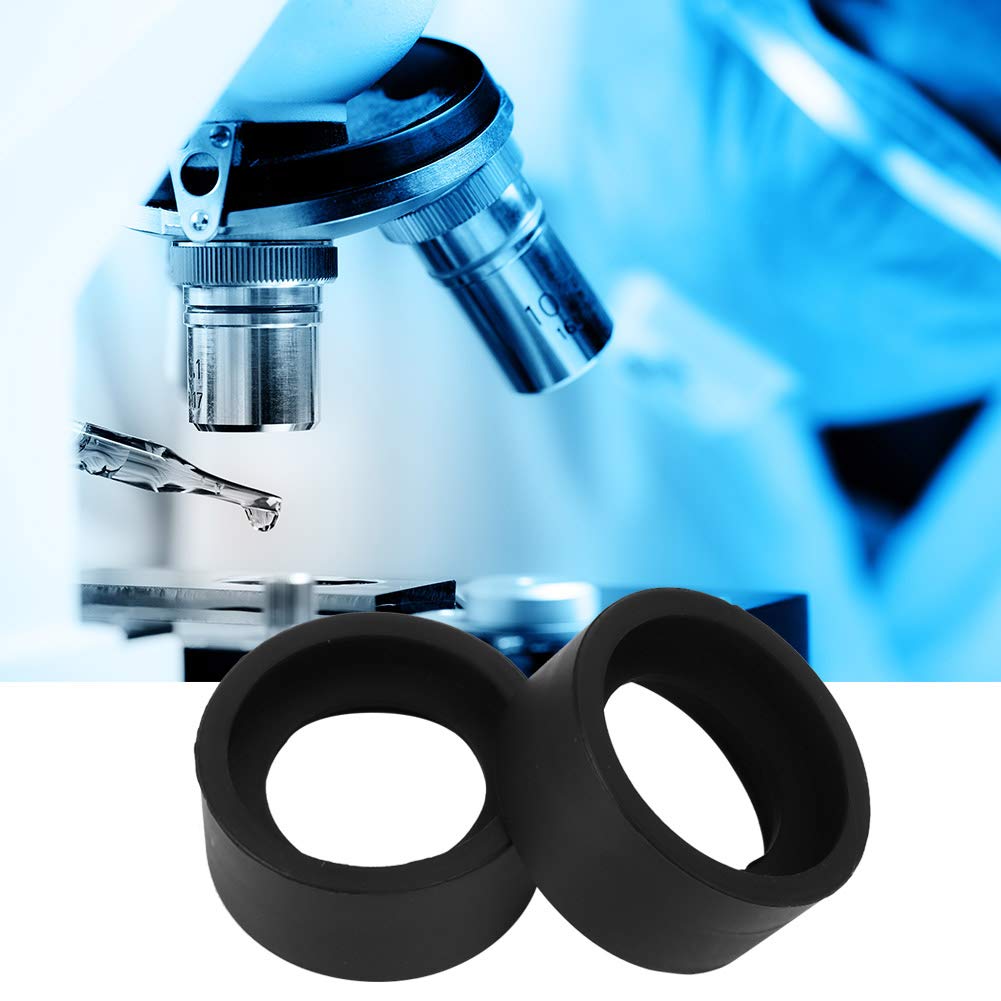 2 Pack 36mm Binocular Eyepiece Covers - Soft Rubber Replacement Eye Cups Protector for Binoculars (KP-H2 Flat Angle) - Perfect for Bird Watching, Hunting & Outdoor Activities