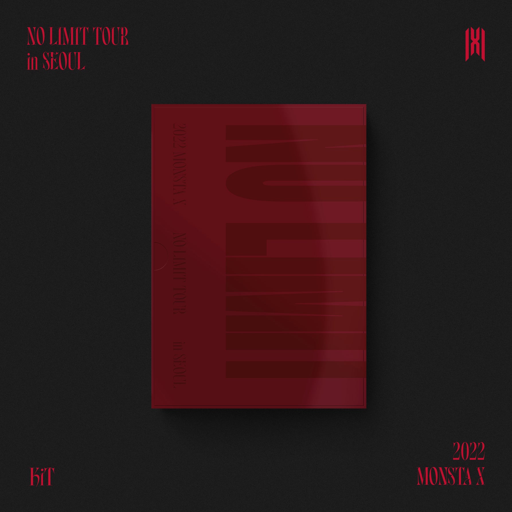 MONSTA X 2022 TOUR IN SEOUL 'NO LIMIT' KIHNO KIT - Official Light Stick & Album Set for K-Pop Fans | Perfect for Concerts, Fan Meetings and K-Pop Collections