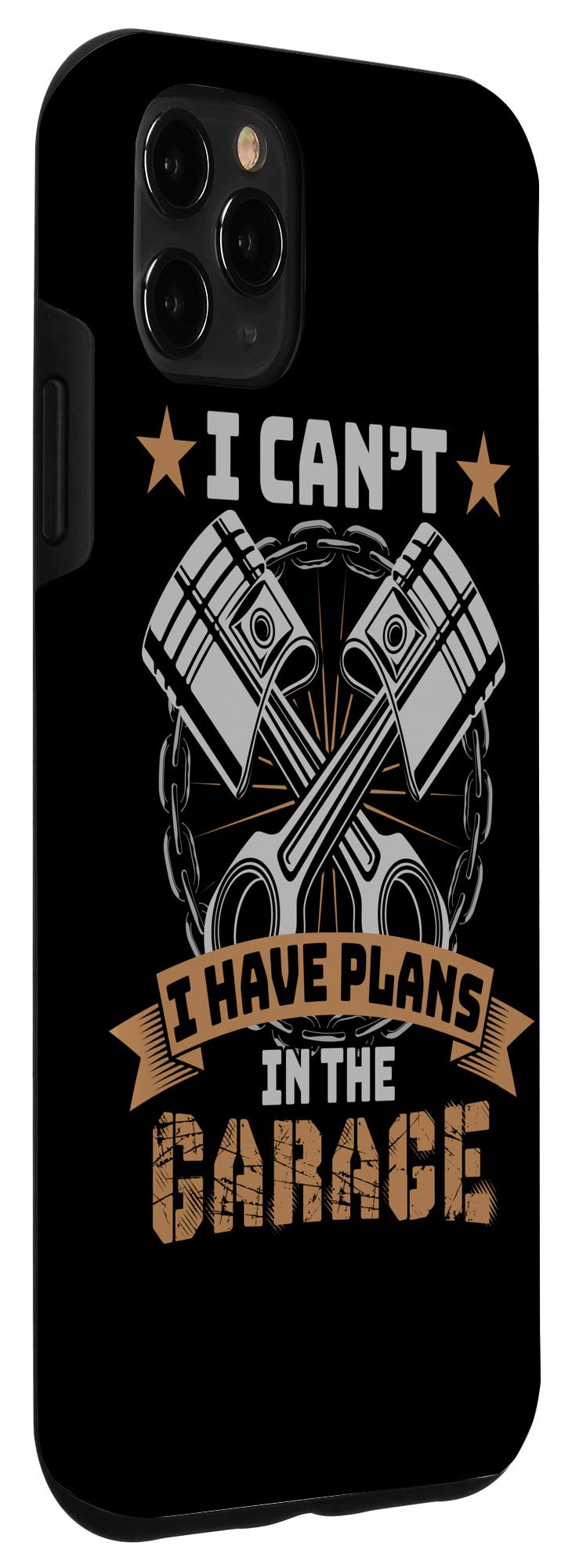 iPhone 11 Pro Max Case - Funny Mechanic Quote Design for Motorcycle & Car Lovers - Durable Protective Cover for Garage Work & Everyday Use