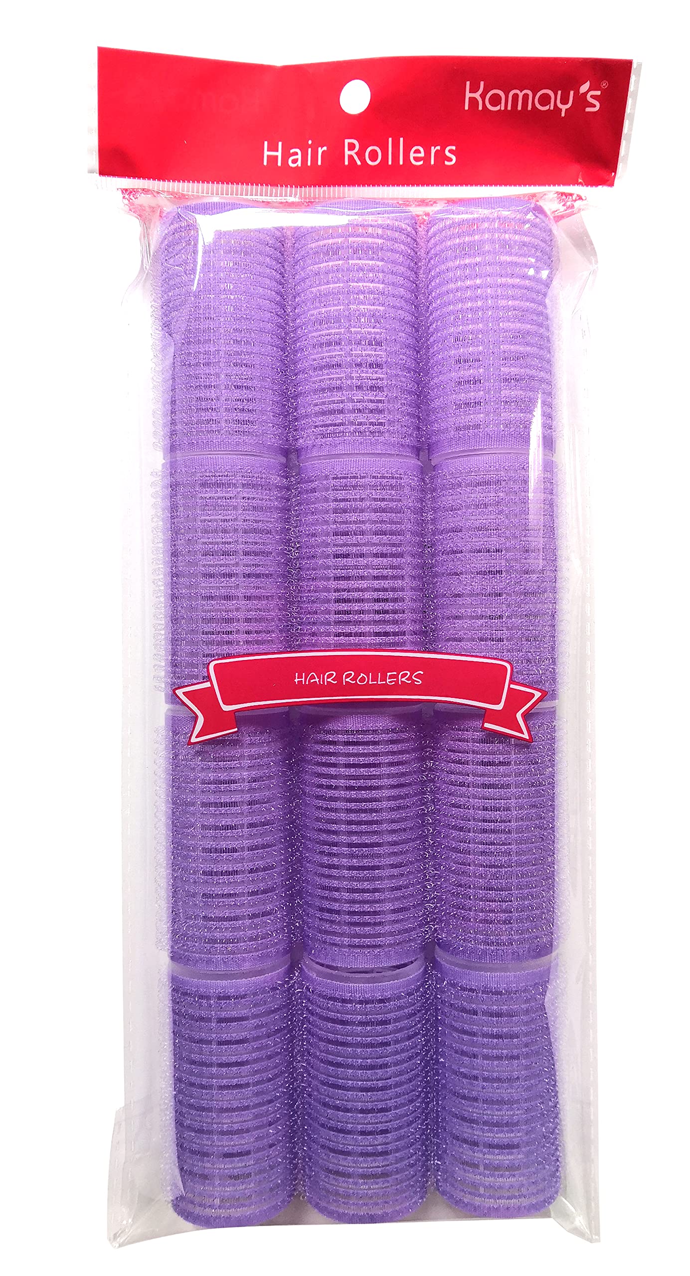 Medium Size Hair Rollers - 12PCS Self Grip Nylon Curlers (31mm/1.2 inch) for Salon & DIY Styling - Multicolor Sticky Plastic Curling Tools | Perfect for Beach Waves, Party Hairstyles & Daily Volume