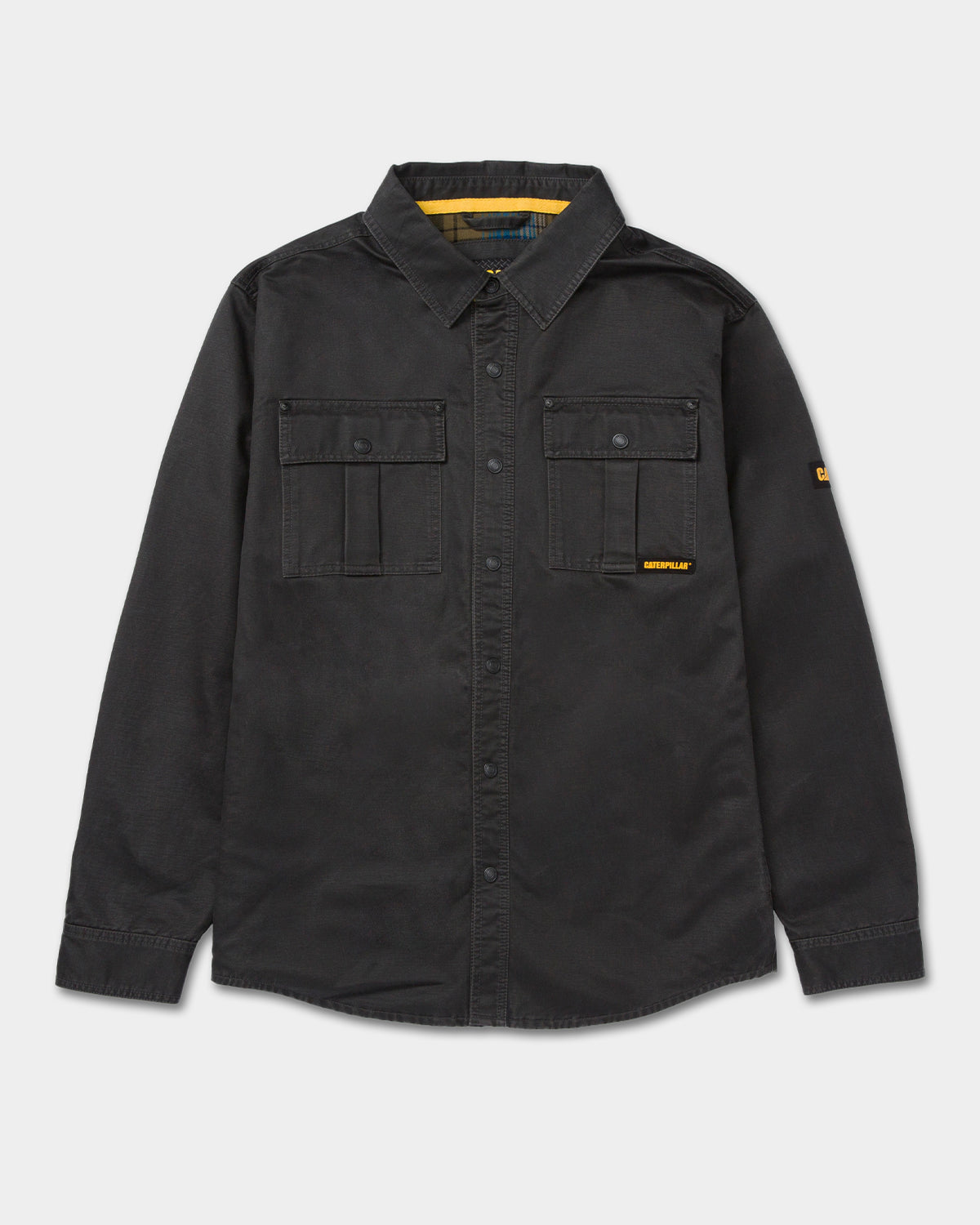 Men's Waxed Cotton Shirt Jacket - Water-Resistant Outdoor Workwear for Hiking, Camping & Casual Wear