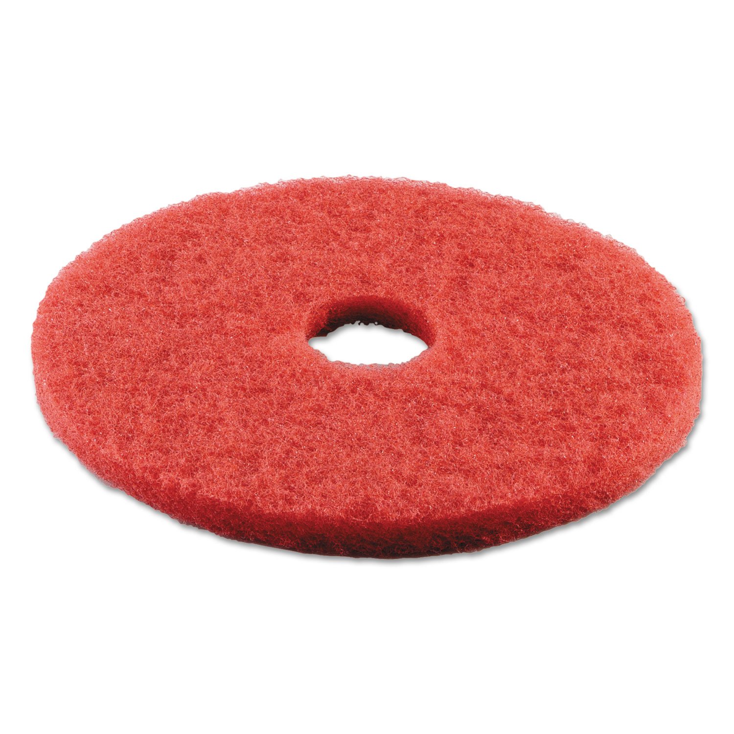 Boardwalk BWK4018RED 18-Inch Red Buffing Floor Pads - 5-Pack for Professional Floor Polishing & Cleaning - Ideal for Hardwood, Tile & Concrete Floors