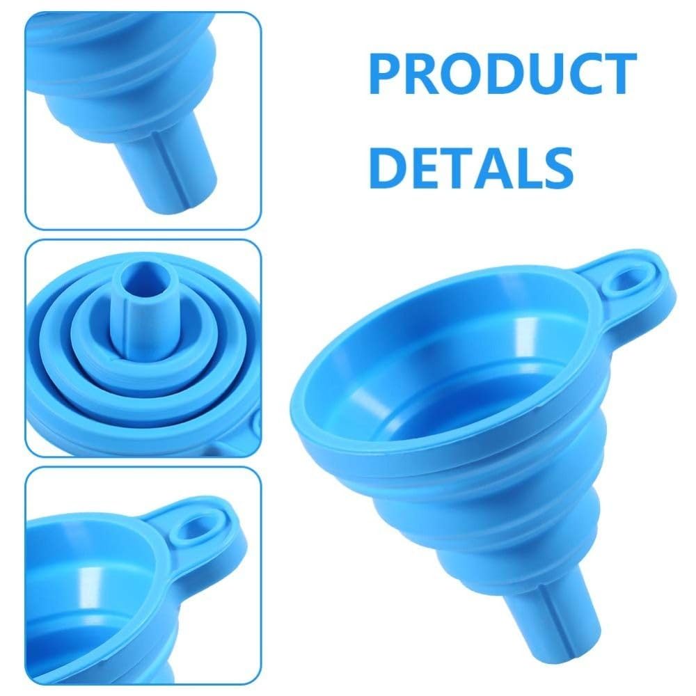 Premium 3D Printer Resin Filter Kit - Silicone Collapsible Funnel with Stainless Steel Mesh for Easy Resin Recycling | Perfect for SLA/DLP 3D Printing & Jewelry Making