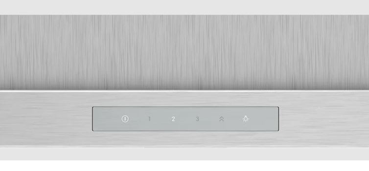Bosch DWB97CM50B 30-inch Wall Mounted Range Hood with 430 CFM, Stainless Steel Chimney Hood for Kitchen - Perfect for Modern Home Cooking and Ventilation