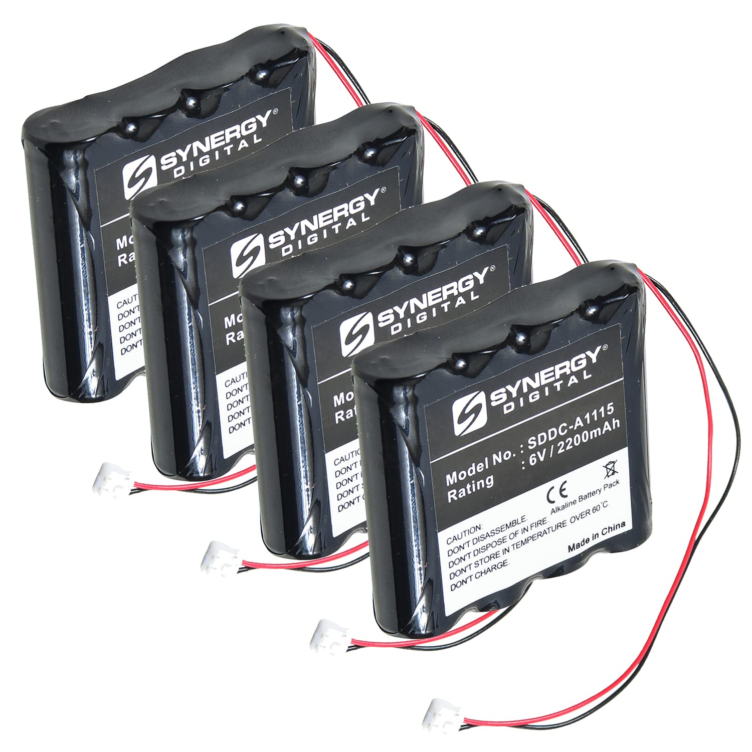 HD Supply 884952 Replacement Battery Combo-Pack - 4 x SDDC-A1115 Batteries for Power Tools & Electronics - Perfect for Cordless Drills, Flashlights & Emergency Kits