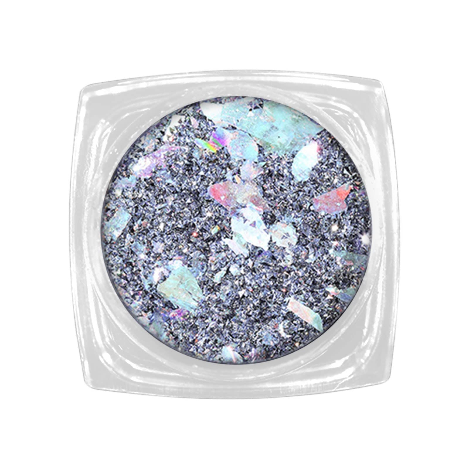 H.eternal Reflective Nail Powder - Diamond Dust Pigment for Stunning Nail Art | Cloud Burst & Broken Diamond Effect | Professional Salon-Grade Nail Jewelry Powder | Perfect for Manicures, Nail Extensions & DIY Nail Designs