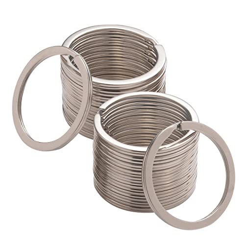 Outter Dia: 1.38 Inch(35mm) Silver 20pcs