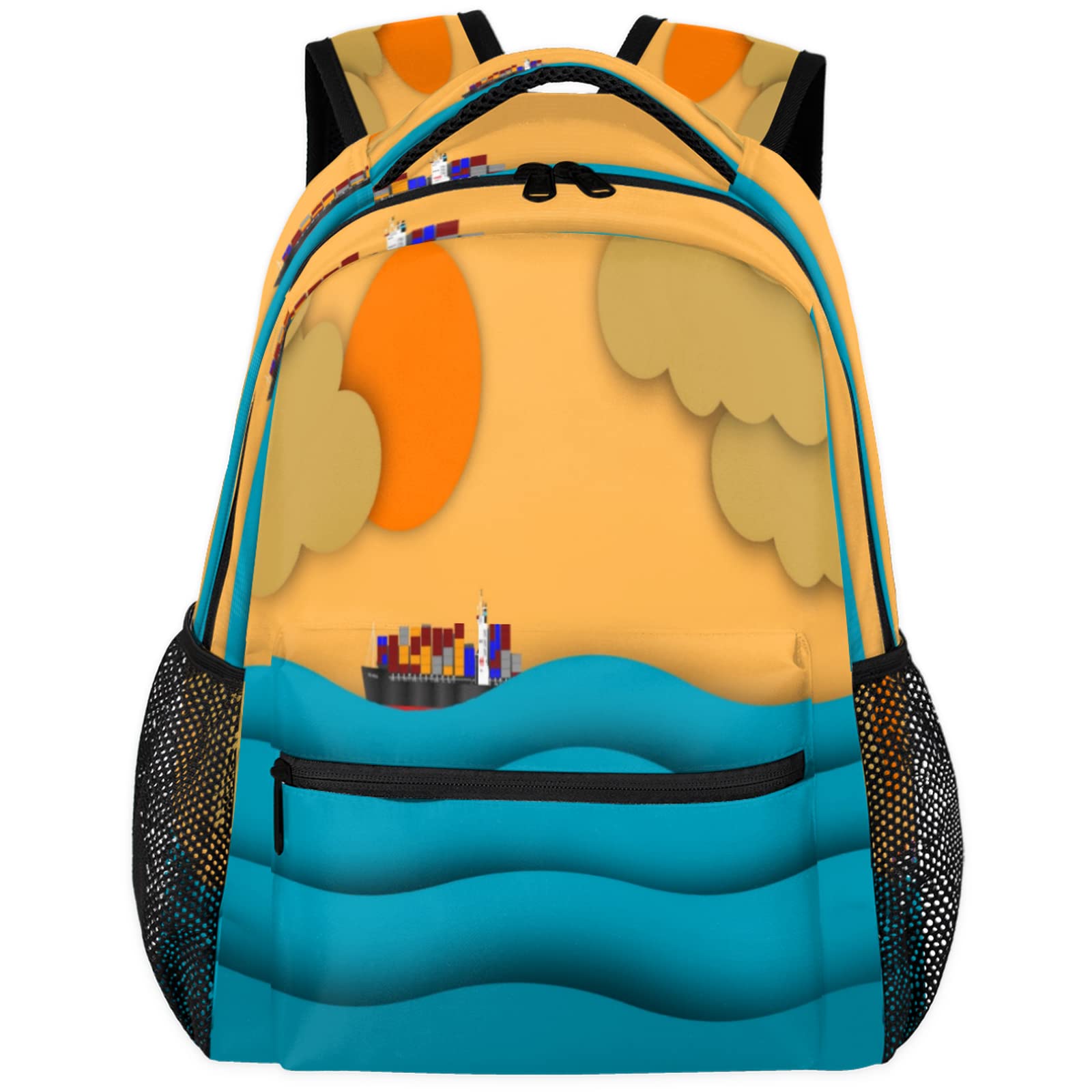 Waterproof Cargo Ship Backpack for Travel & School | Laptop Daypack