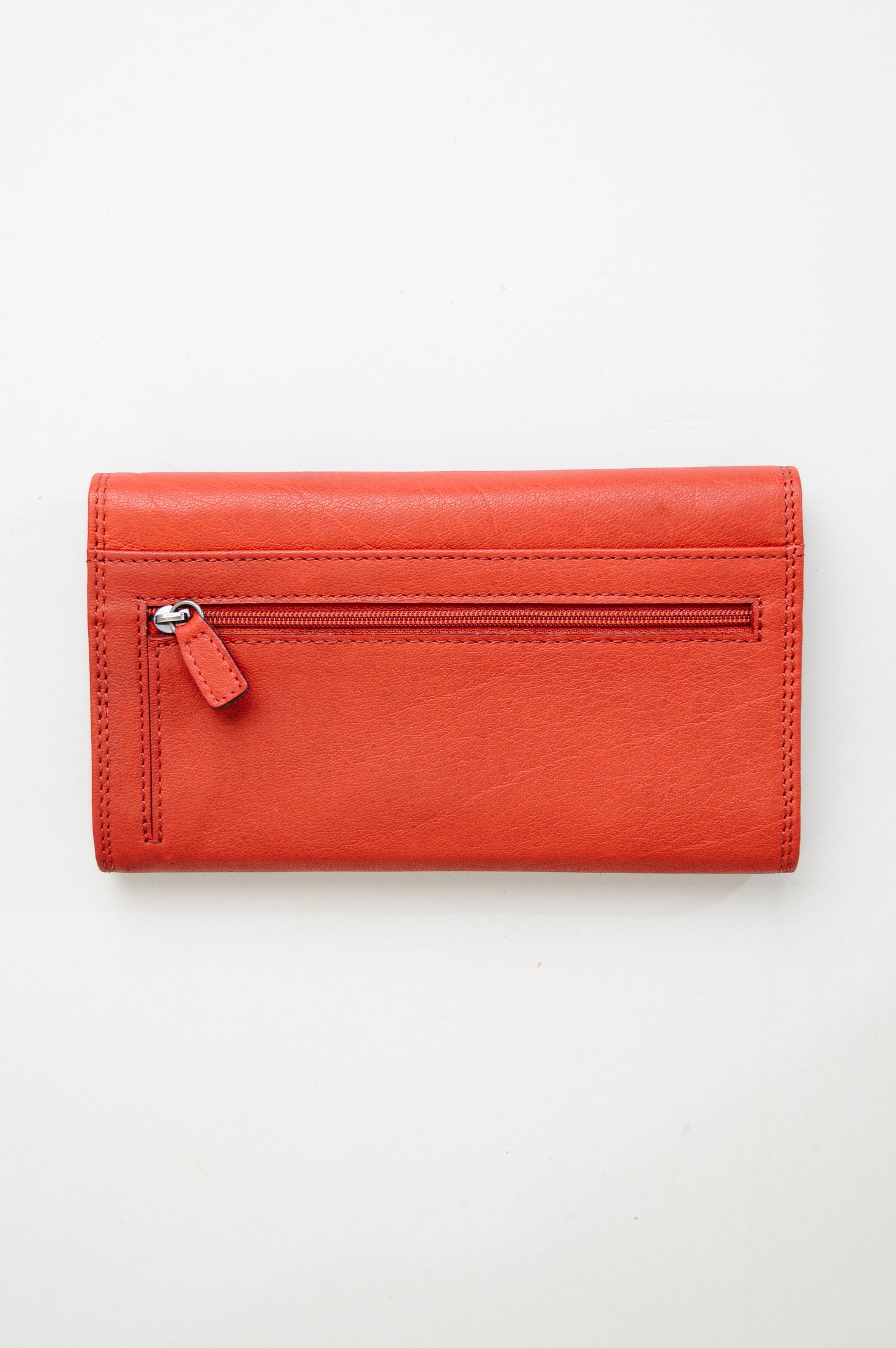 Adrian Klis 105 Ladies Wallet for Women - Genuine Leather Red Wallet - Perfect for Everyday Use, Travel, and Gift Giving