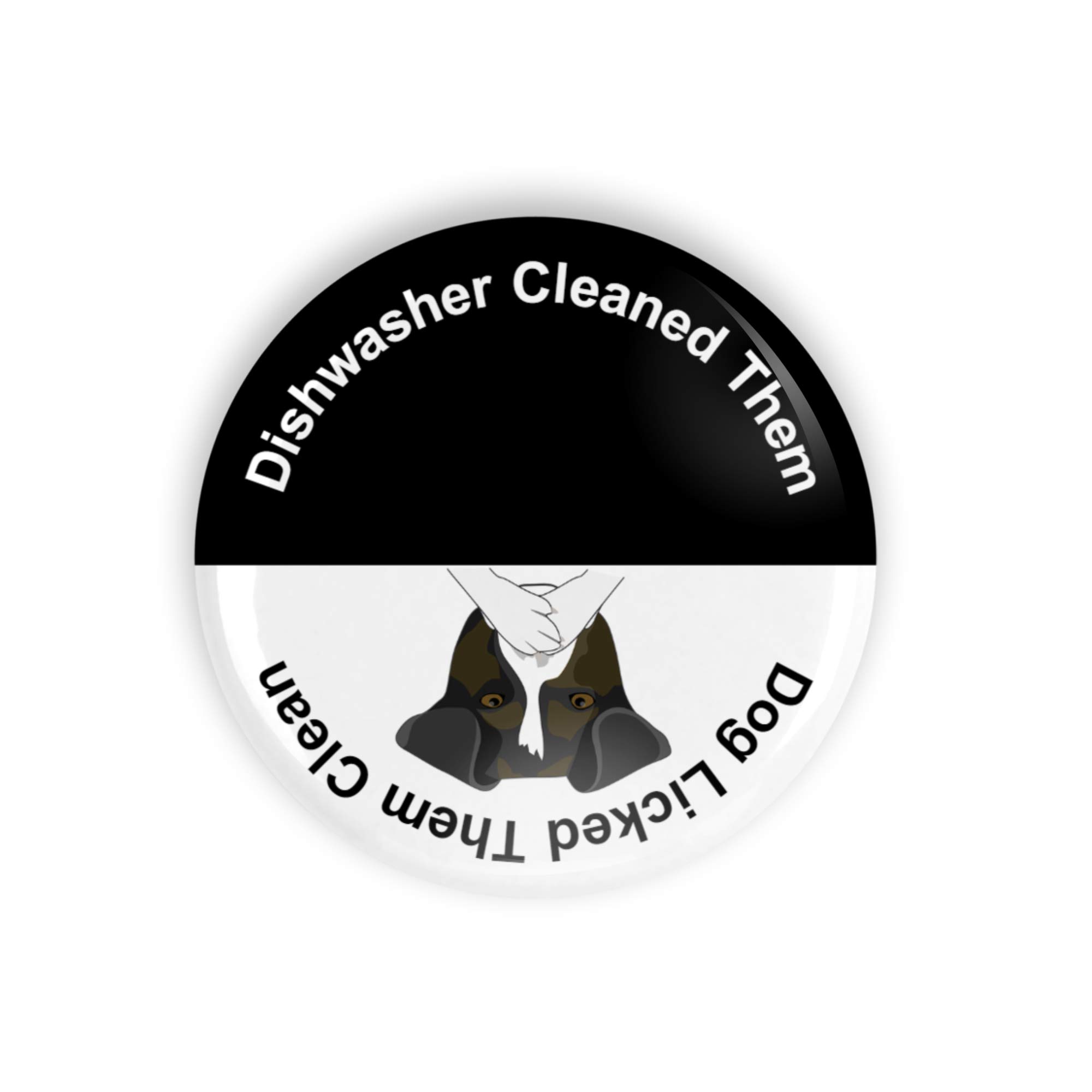 Funny Dishwasher Clean Dirty Magnet - Humorous Fridge Magnet for Dishwasher Jokes, Perfect for Kitchen Decor & Gag Gifts