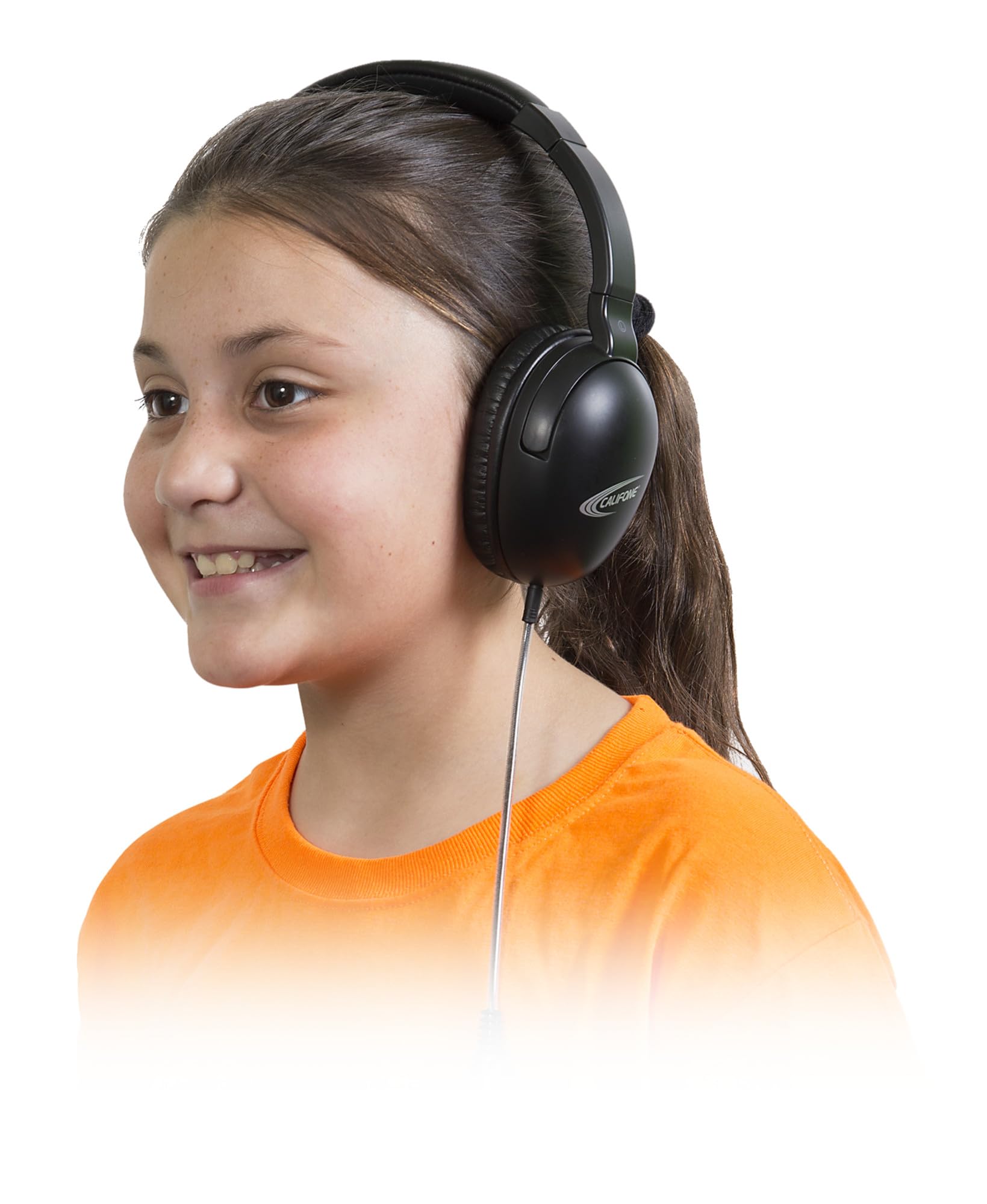 Califone NeoTech Plus 10171MUSB Premium Over-Ear Stereo Headphones with Inline Microphone - USB Plug, Black | Perfect for Online Classes, Call Centers & Remote Work