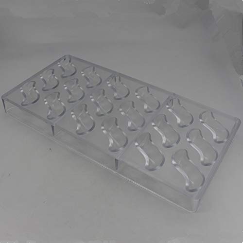 Premium Polycarbonate Chocolate Molds for Baking - Reusable Candy & Dessert Molds for Valentine's Day, Christmas, Birthday Parties & Home Baking