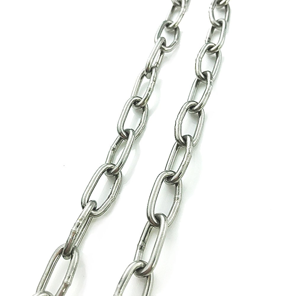 Stainless Steel 304 Parrot Leash & Foot Chain - 14.5mm Anklet Ring for Pet Birds (Model 15) | Safe & Durable for Outdoor Walks & Training