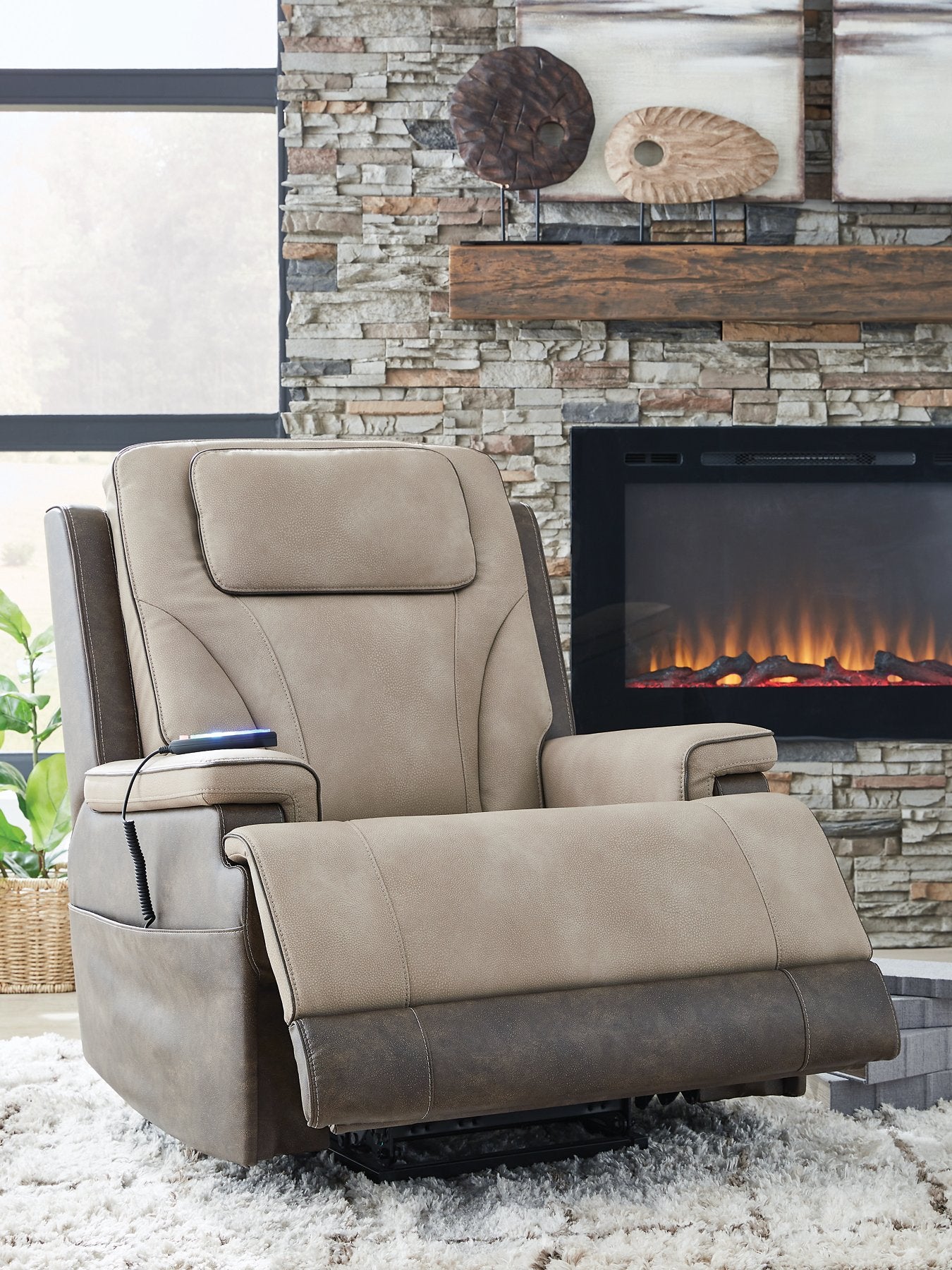4Z Power Lift Recliner Chair for Elderly - Electric Massage Recliner with Heat & USB Charging - Perfect for Living Room, Bedroom & Home Theater Relaxation