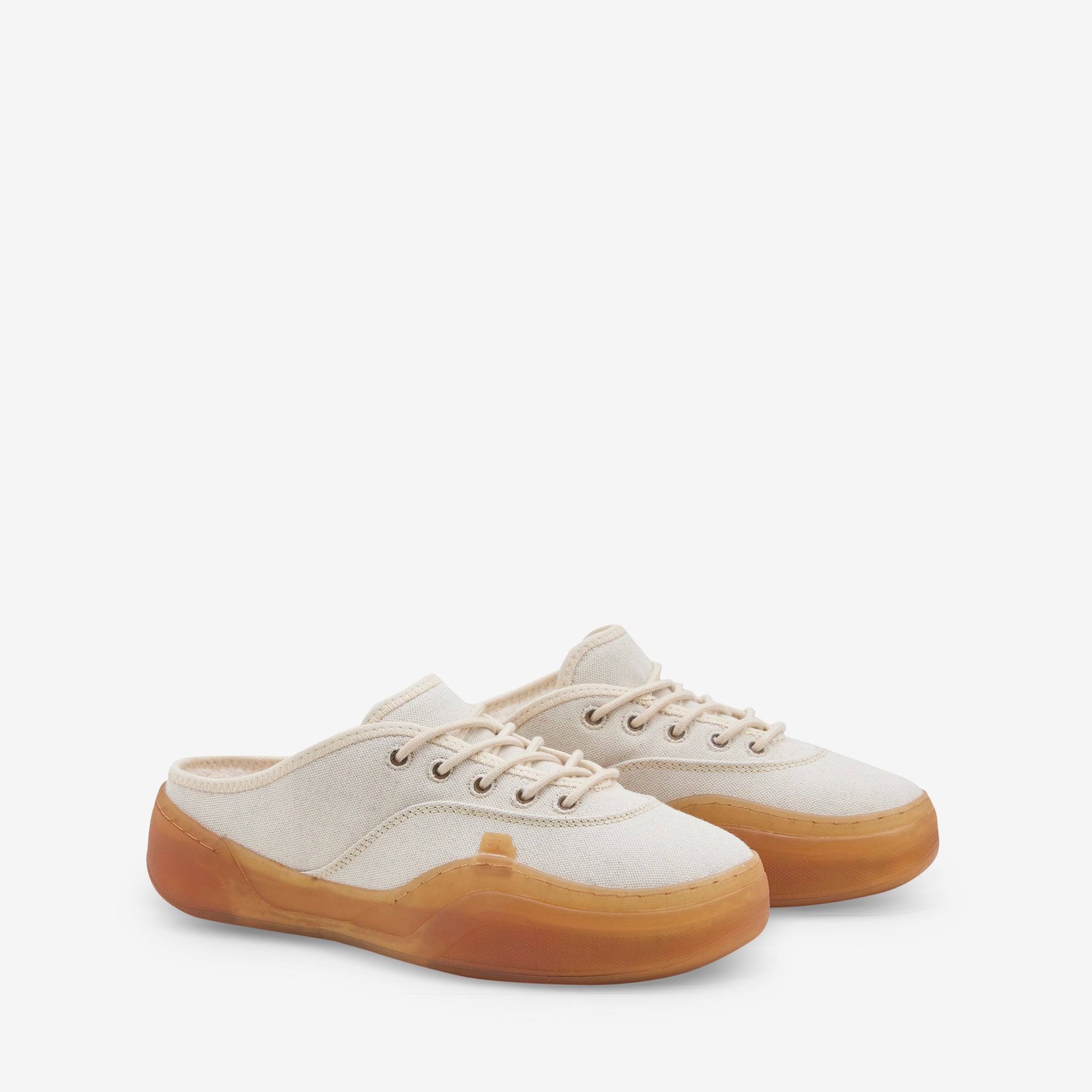 Camino Low Skate Mule Shoes for Men & Women - Dirty White Color - Comfortable Slip-On Skateboarding Sneakers for Casual Wear & Street Style