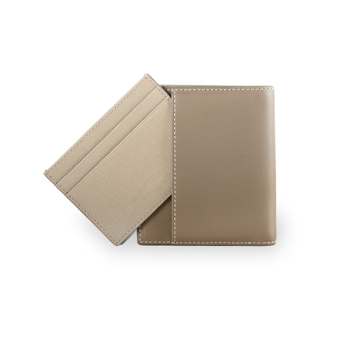 Warren Vertical RFID Leather Wallet with Detachable Card Holder - Slim Bifold Wallet for Men, Perfect for Travel & Everyday Use