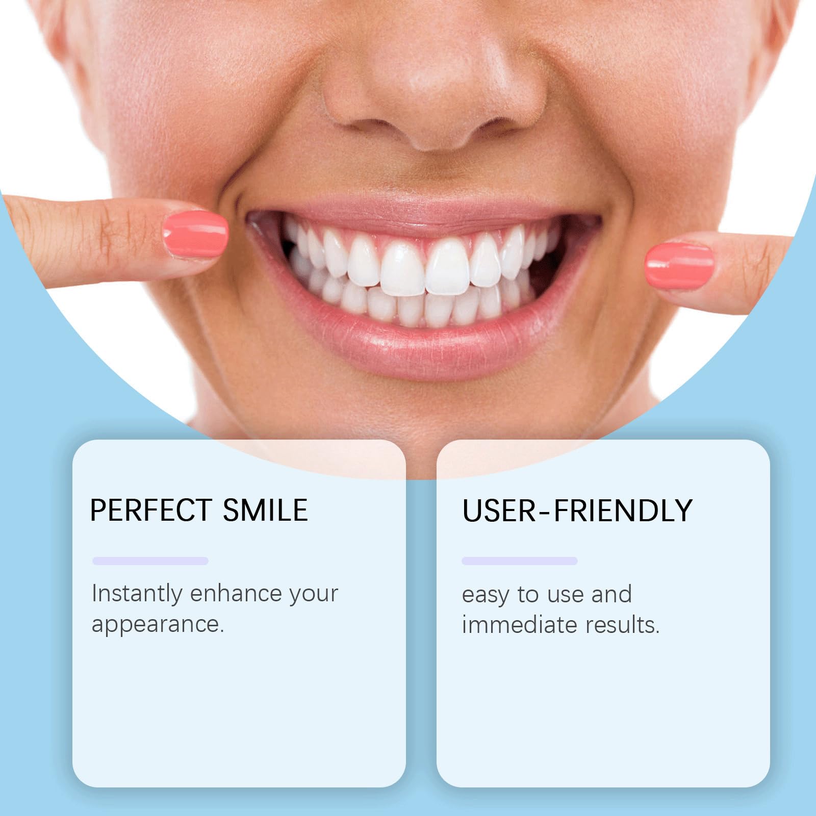 GreatFit Denture Silicone Reline Kit - Soft Upper & Lower Veneers for Women & Men | DIY Denture Repair & Comfort Solution | Perfect for Travel, Daily Use & Emergency Dental Care (1 Set)